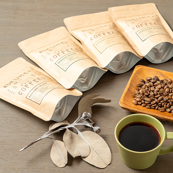 ギフト 日常を豊かにする4種のブレンドコーヒー 飲み比べ 各150g