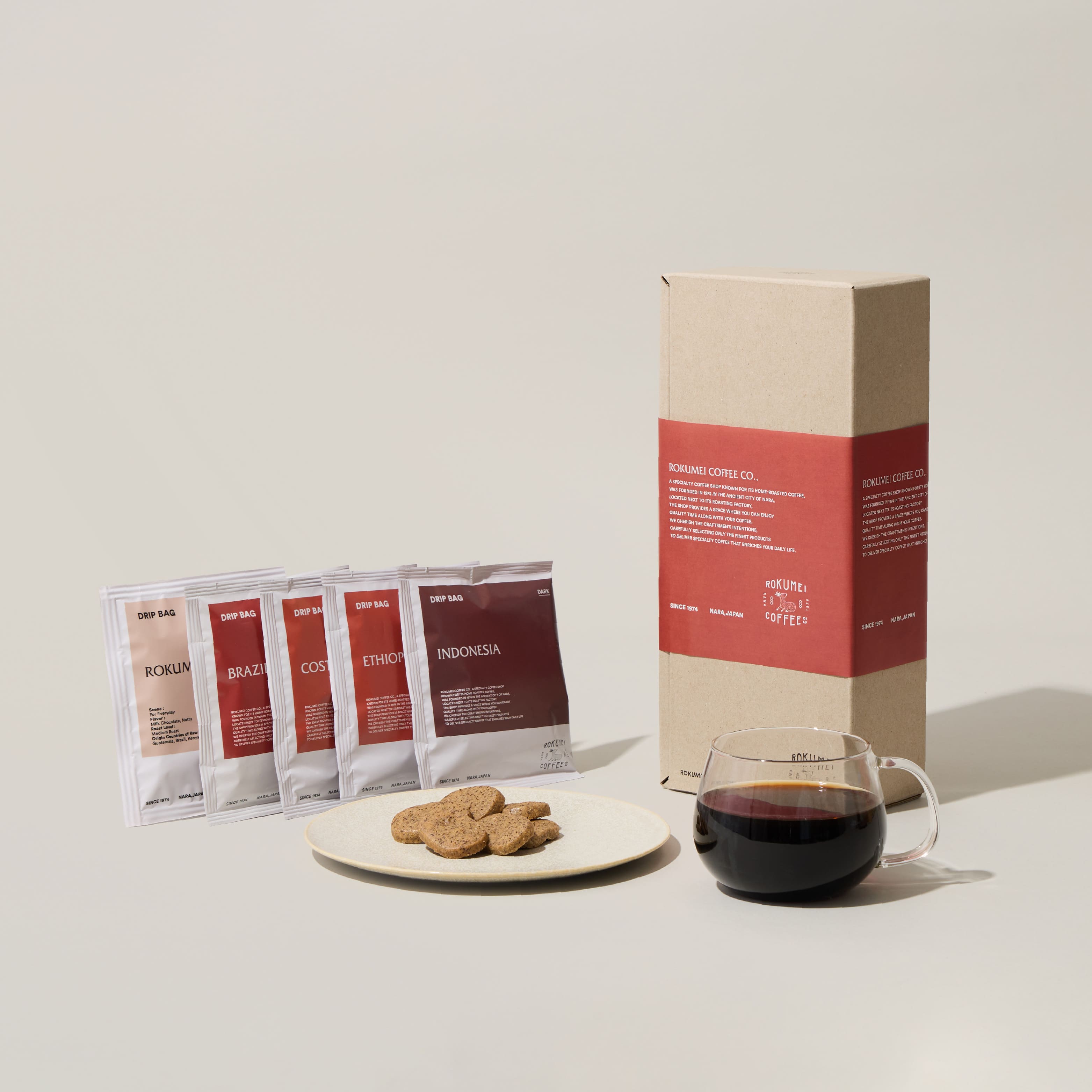ギフト クラフトコーヒークッキー & ドリップバッグ 5種 | ロクメイ