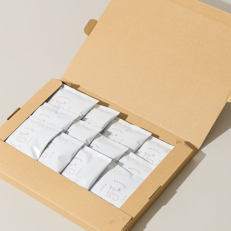 ドリップバッグ カフェインレスコーヒー 12pcsのセット内容